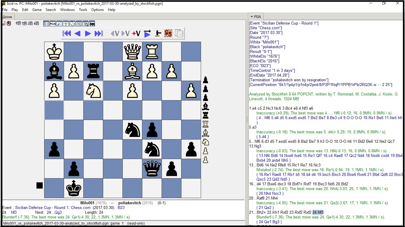 Use Creatica Chess Game Analyzer